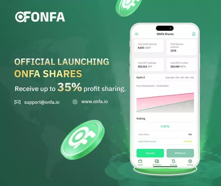 INTRODUCING ONFA SHARES: SHARE IN THE PROFITS OF THE ONFA ECOSYSTEM