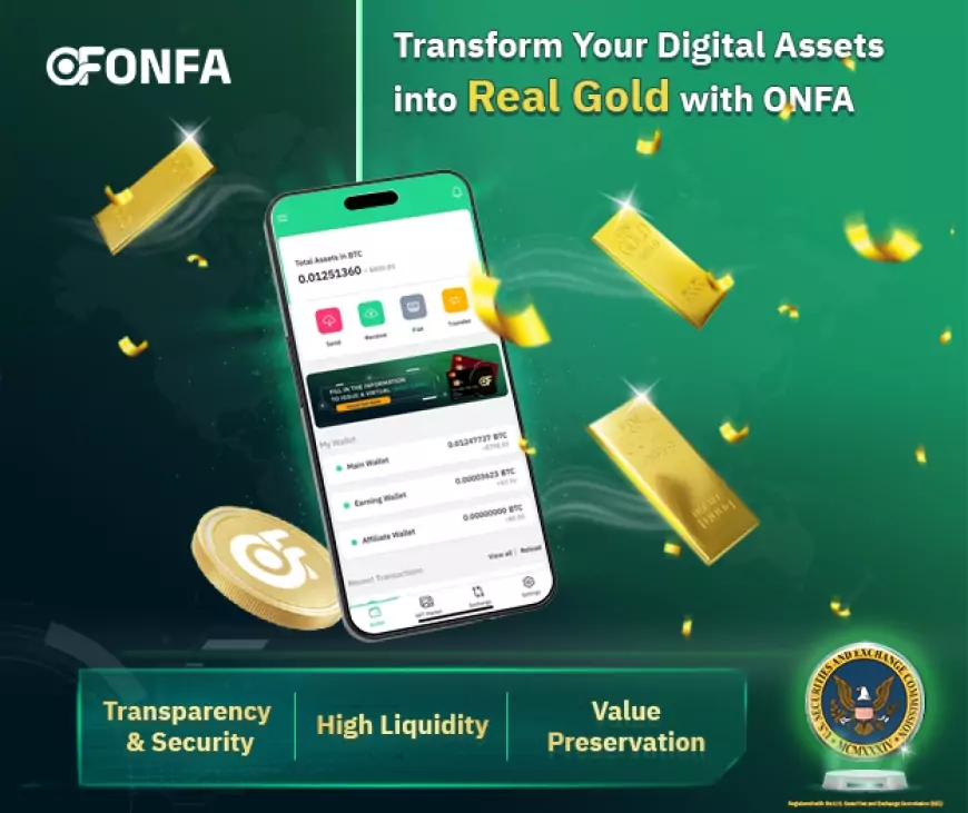 ONFA TOKEN (OFT): A NEW MILESTONE IN THE DIGITAL GOLD ERA