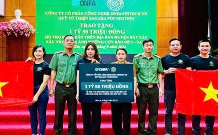 ONFA Fintech Vietnam and Sagaha Foundation: Together Towards Our Beloved North, Spreading Warmth to Lao Cai
