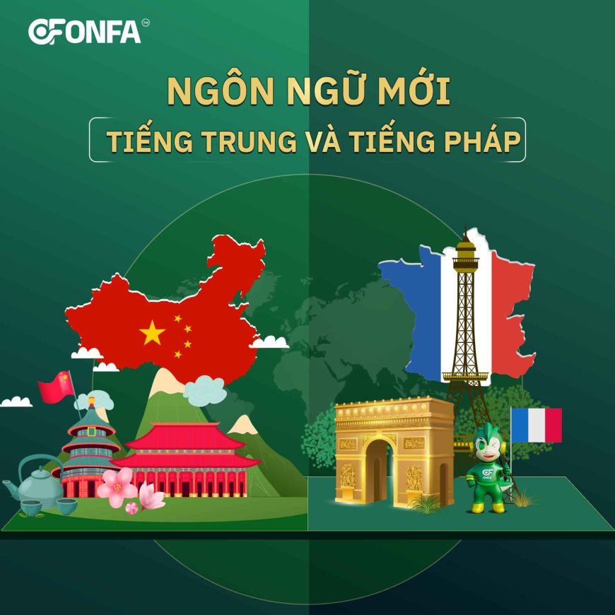 ONFA Phá Vỡ Rào Cản Ngôn Ngữ, Hỗ Trợ Tiếng Trung và Tiếng Pháp