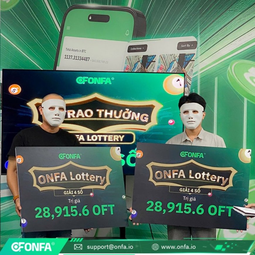 ONFA Lottery Has Found Its Lucky Winners!