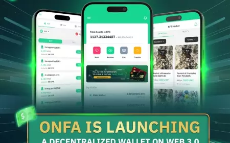 ONFA IS LAUNCHING A DECENTRALIZED WALLET ON WEB 3.0 - A NEW BREAKTHROUGH FOR FINANCIAL FREEDOM!