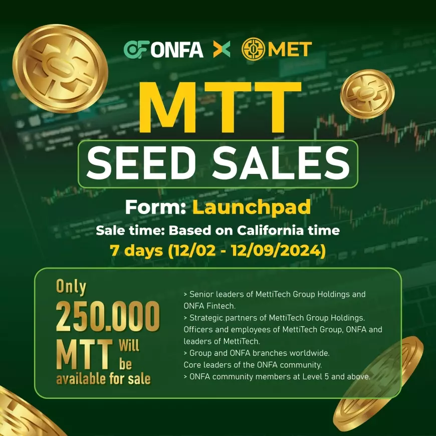 HOT UPDATE: OPEN PUBLIC SALE OF MTT SEED SALES