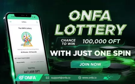ONFA Lottery – Chance to Win 100,000 OFT with Just 1.4 USDT!