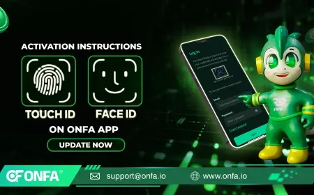 Enable Touch ID / Face ID on ONFA – Lightning-Fast Login, Superior Security!