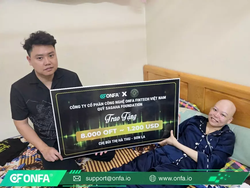 ONFA Fintech and Sagaha Foundation: Continuing the Journey of Spreading Love!