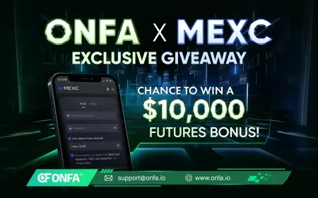ONFA x MEXC – Exclusive Giveaway – Chance to Win A $10,000 In Futures Bonus!