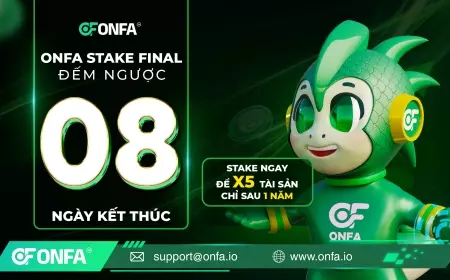 Chỉ Còn 8 Ngày: Không Cần Trade, Không Cần Theo Dõi Giá - Vẫn x5 Tài Sản với ONFA Stake Final