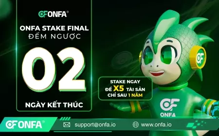 Chỉ còn 2 ngày – Cánh cửa để X5 tài sản cùng ONFA Stake Final sắp khép lại