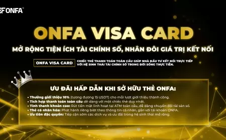 ONFA Visa Card – Mở Rộng Tiện Ích Tài Chính Số, Nhân Đôi Giá Trị Kết Nối