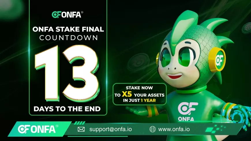 Only 13 Days Left - Join ONFA Stake Final Now to X5 Your Assets in 365 Days