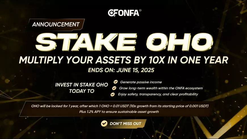 Sustainable Growth, Breakthrough Profit – OHO Stake is Waiting for You