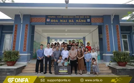 ONFA FINTECH USA x SAGAHA FOUNDATION: Spreading Love to Hoa Mai Orphanage Center – Da Nang
