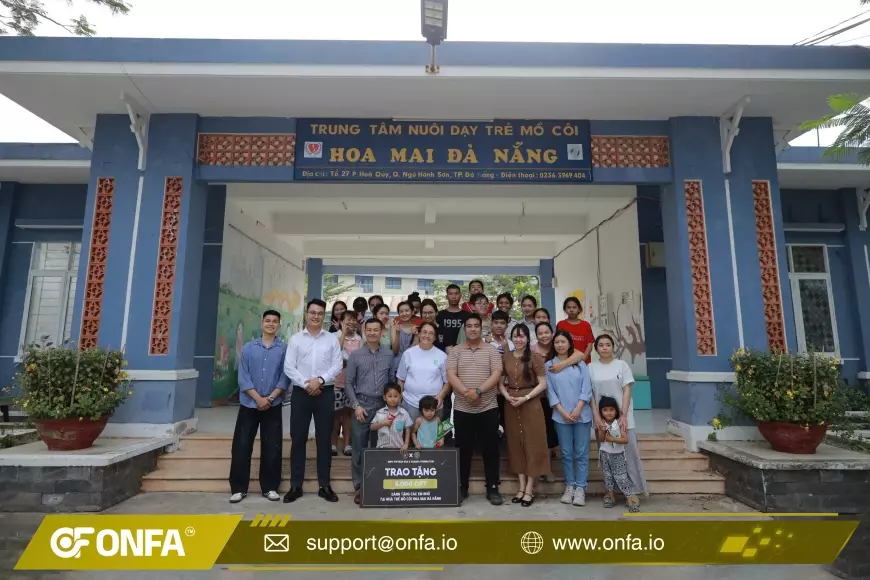 ONFA FINTECH USA x SAGAHA FOUNDATION: Spreading Love to Hoa Mai Orphanage Center – Da Nang