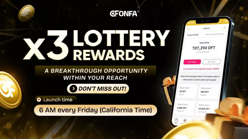 X3 Rewards with ONFA Lottery – Your Breakthrough Opportunity is Within Reach