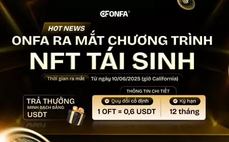 ONFA FINTECH Ra Mắt Chương Trình NFT Tái Sinh – Trả Lãi Bằng USDT Theo Kỳ Hạn