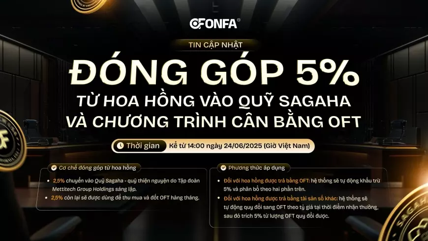 ONFA Triển Khai Đóng Góp 5% Từ Hoa Hồng Vào Quỹ Sagaha Và Chương Trình Cân Bằng OFT