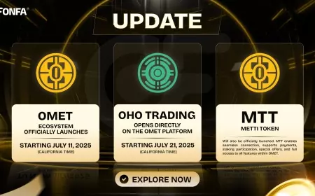 Launch of OMET Ecosystem & OHO Trading: A New Milestone for ONFA