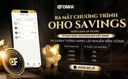 Ra Mắt Chương Trình OHO Savings - Giải Pháp Tích Lũy Bền Vững Cho Cộng Đồng ONFA