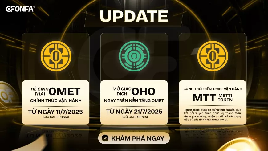 Ra Mắt Hệ Sinh Thái OMET & Mở Giao Dịch OHO: Bước Tiến Mới Của ONFA