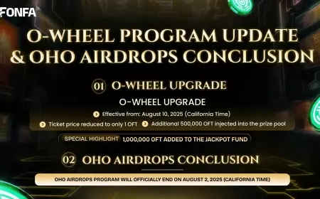Update on the O-Wheel Program and Conclusion of the OHO Airdrops