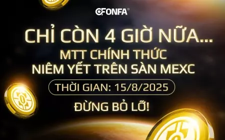 Đếm ngược 4 giờ: MTT chính thức niêm yết trên sàn MEXC vào 14:00 ngày 15/08/2025