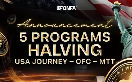 ONFA Announces 5 Strategic Programs and Events: Halving - Journey to the USA - OFC - MTT