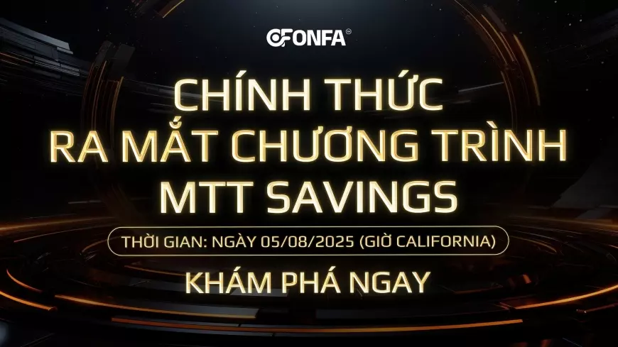 MTT Savings Ra Mắt: Gửi Tiết Kiệm Token MTT, Nhận Lãi Suất Đến 8%/Năm