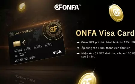 ONFA Tung Ưu Đãi Đặc Biệt: Giảm 10% Phí Phát Hành ONFA Visa Card