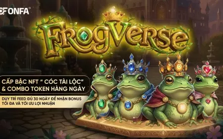 Bộ Tứ Cóc Trong Frogverse - Hành Trình Nuôi Cóc, Nhận Thưởng USDT