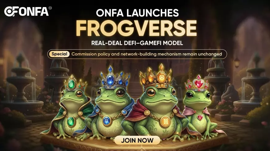 ONFA Launches NFT Frogverse: A Real DeFi–GameFi Experience