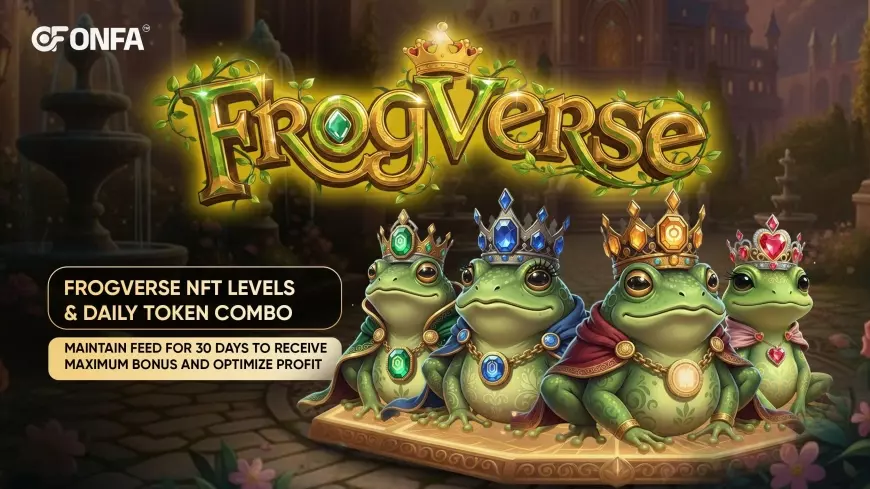 The Four Frogs of Frogverse - Raise, Feed, and Earn USDT