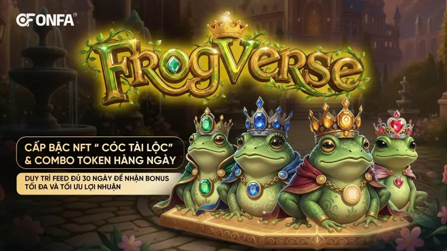 Bộ Tứ Cóc Trong Frogverse - Hành Trình Nuôi Cóc, Nhận Thưởng USDT