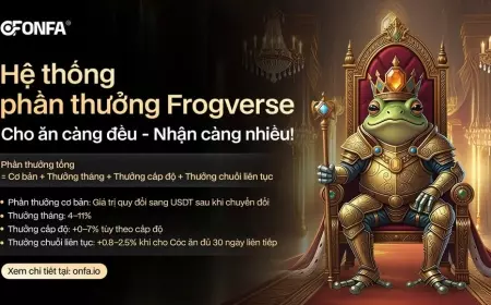 Khám Phá Hệ Thống Phần Thưởng Frogverse - Cho Ăn Đều Tay, Nhận Thưởng Mỗi Ngày