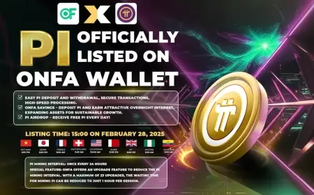 Breaking News: PI Officially Listed On ONFA Wallet – A Giant Leap For The Crypto Community!